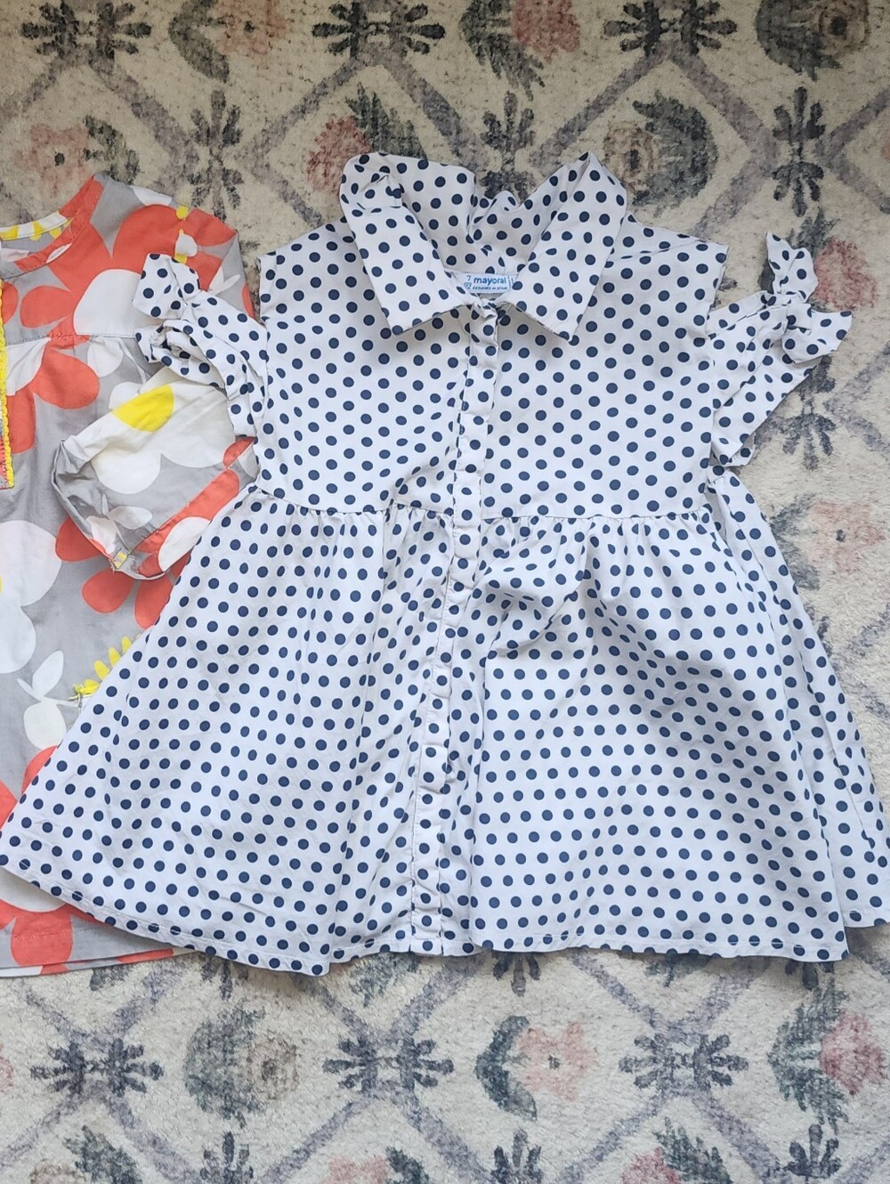 Assorted Girls' Floral and Striped Dresses And Tops 10 Pc Mix LOT Clothing Sz 3T - Picture 12 of 14